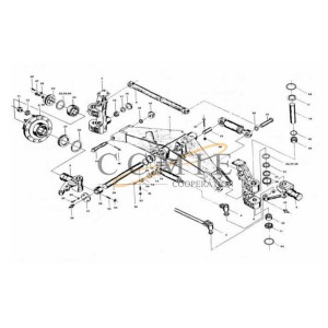 A820301020169 P190.17-5 steering pin Sany motor grader parts