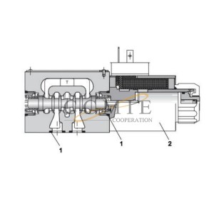 860500267 10-port solenoid valve XCMG RP603 paver parts