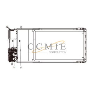 329900189 sign for no trampling XCMG mining truck spare parts