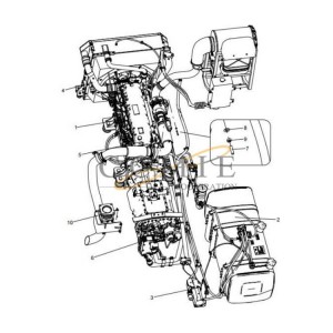 860170856 stud XCMG mining truck spare parts