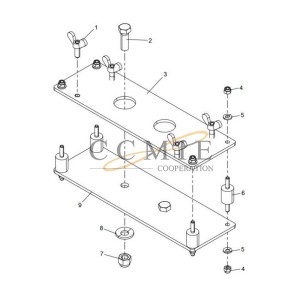 201002548 Lower plate XCMG RP603 paver spare parts
