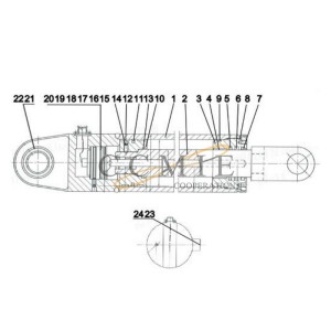 803445680 Hose assembly (domestic) XCMG RP603 paver spare parts