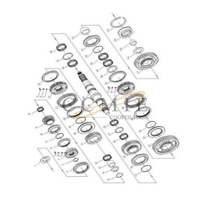1701393-1700 retaining ring XCMG XS143J vibratory roller spare parts
