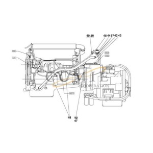 Reach stacker spare parts Volvo – A41665.0300 engine