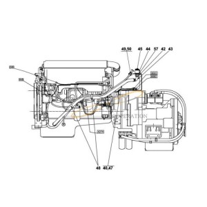 Reach stacker spare parts Volvo – A52950.0100 engine
