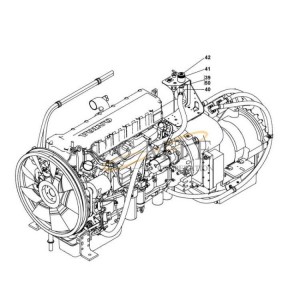 Reach stacker spare parts Volvo – A52874.01008 engine
