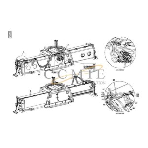 Kalmar RS DRF450 reach stacker hydraulic attachment spare parts 923853.0064