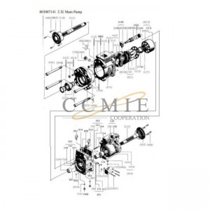 860120633 valve seat XCMG XE215C 803007141 main pump parts
