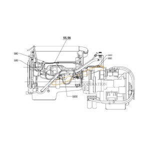 Reach stacker A41665.0100 electrical system parts
