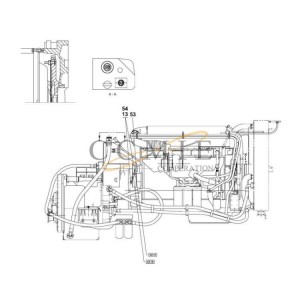 Reach stacker A41665.0100 electrical system parts
