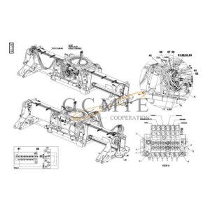 Kalmar RS DRF450 hydraulic attachment spare parts 923853.0112