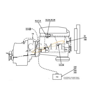 A44132.0100 drivetrain spare parts for RS DRF450