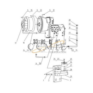 381301053 half shaft for XCMG GR300 motor grader rear axle assembly