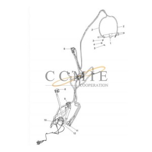 380603209 XCMG motor grader steering hydraulic system spare parts