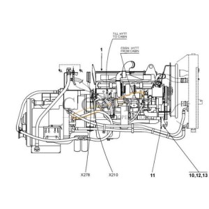 Cummins QSM11-TE32418 engine spare parts A40300.0700 A40300.0900