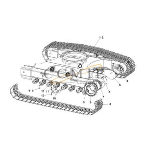 B229900000149 reducer assembly Sany excavator spare parts