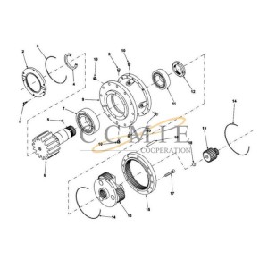 Kalmar gear clutch group parts 923853.0022 923853.0037