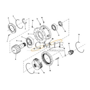Kalmar gear clutch group spare parts 923853.0049 923853.0052