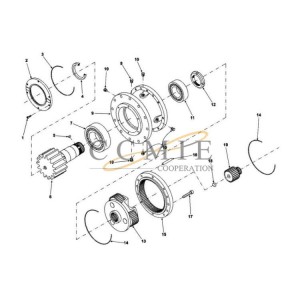 Kalmar gear clutch group spare parts 923853.0062-923853.0064