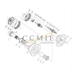 381301139 ring gear support assembly for XCMG GR300 motor grader planetary reducer