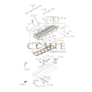 800149008 guide XE265C XCMG excavator spare parts