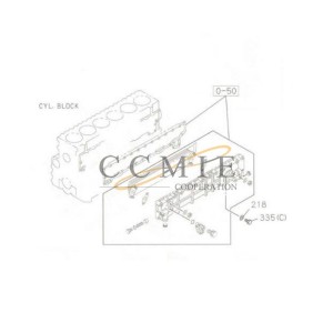 819910461 hardened gasket XE265C XCMG excavator spare parts