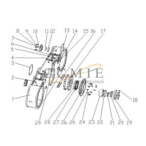 381301171 balance box assembly XCMG GR180 motor grader parts
