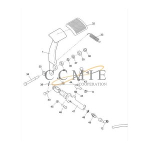 227100760 airway bracket XCMG XS143J vibratory roller spare parts