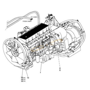 Cummins QSM11-TE32418 engine spare parts A49547.0200 A52874.0200