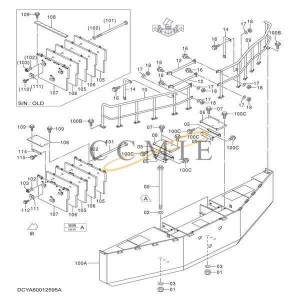 9766762 Bolt HITACHI EX2600E-6 Electric Excavator  spare parts