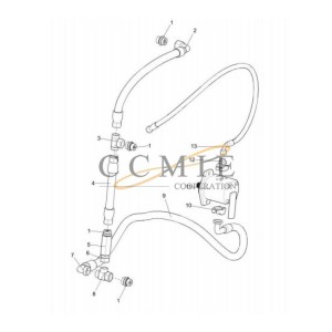 380905398 XCMG motor grader fan hydraulic system spare parts