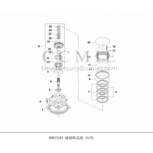 Sany excavator reducer assembly excavator spare parts