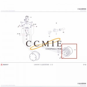 60157369 reducer assembly Sany excavator spare parts