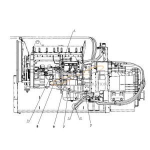 QSM11 fuel system parts A49788.0200 A52875.0200 Kalmar reach stacker spare parts