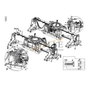 Kalmar RS DRF450 hydraulic attachment spare parts 923853.0037