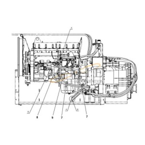 QSM11 fuel system parts A49788.0200 A52875.0200 Kalmar reach stacker spare parts