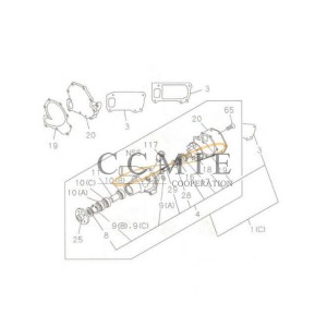 800148450 bearing XE265C XCMG excavator spare parts