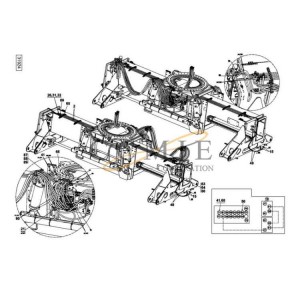 Kalmar RS DRF450 hydraulic attachment parts 923853.0062