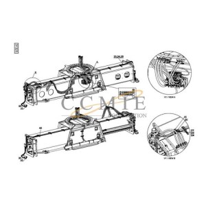 Kalmar RS DRF450 hydraulic attachment parts 923853.0064