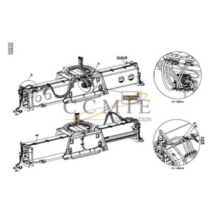 Kalmar RS DRF450 hydraulic attachment parts 923853.0077