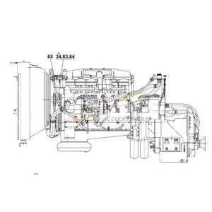 TWD1031VE fuel system parts A42517.1100 Kalmar reach stacker spare parts
