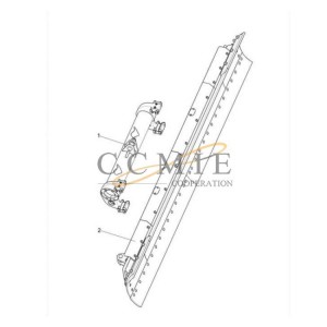 380603753 motor grader blade assembly XCMG spare parts
