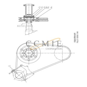 C00AL-00AL004 water temperature meter connector XCMG LW600KN wheel loader parts