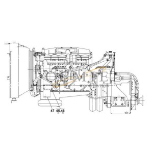 Volvo TWD1031VE-36432 reach stacker engine spare parts A42517.1100