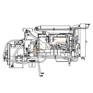 A41665.0700 A41665.0800 Volvo TWD1240VE-TE32418 reach stacker parts
