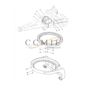 380902164 motor grader slewing ring XCMG GR2605 spare parts