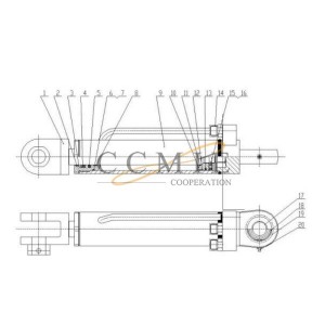 803269267 card key XCMG GR180 motor grader parts