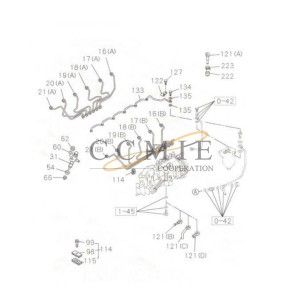 800149196 connector XE265C XCMG excavator spare parts