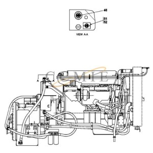 A41665.0900 A52950.0100 Volvo TWD1240VE-TE32418 reach stacker parts