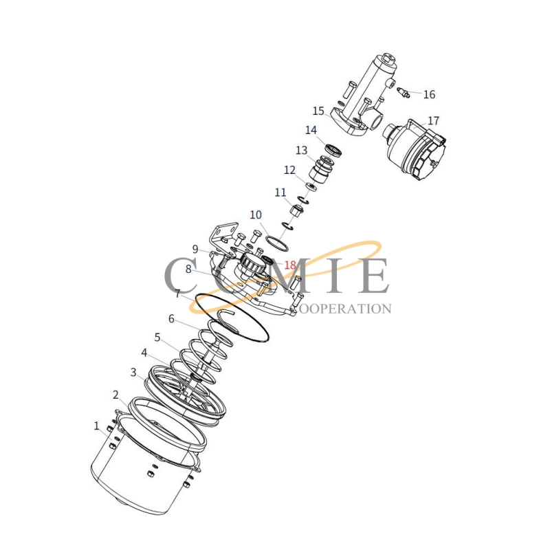 800902630 lube tube for XCMG XP203 pneumatic-tyred roller Featured Image